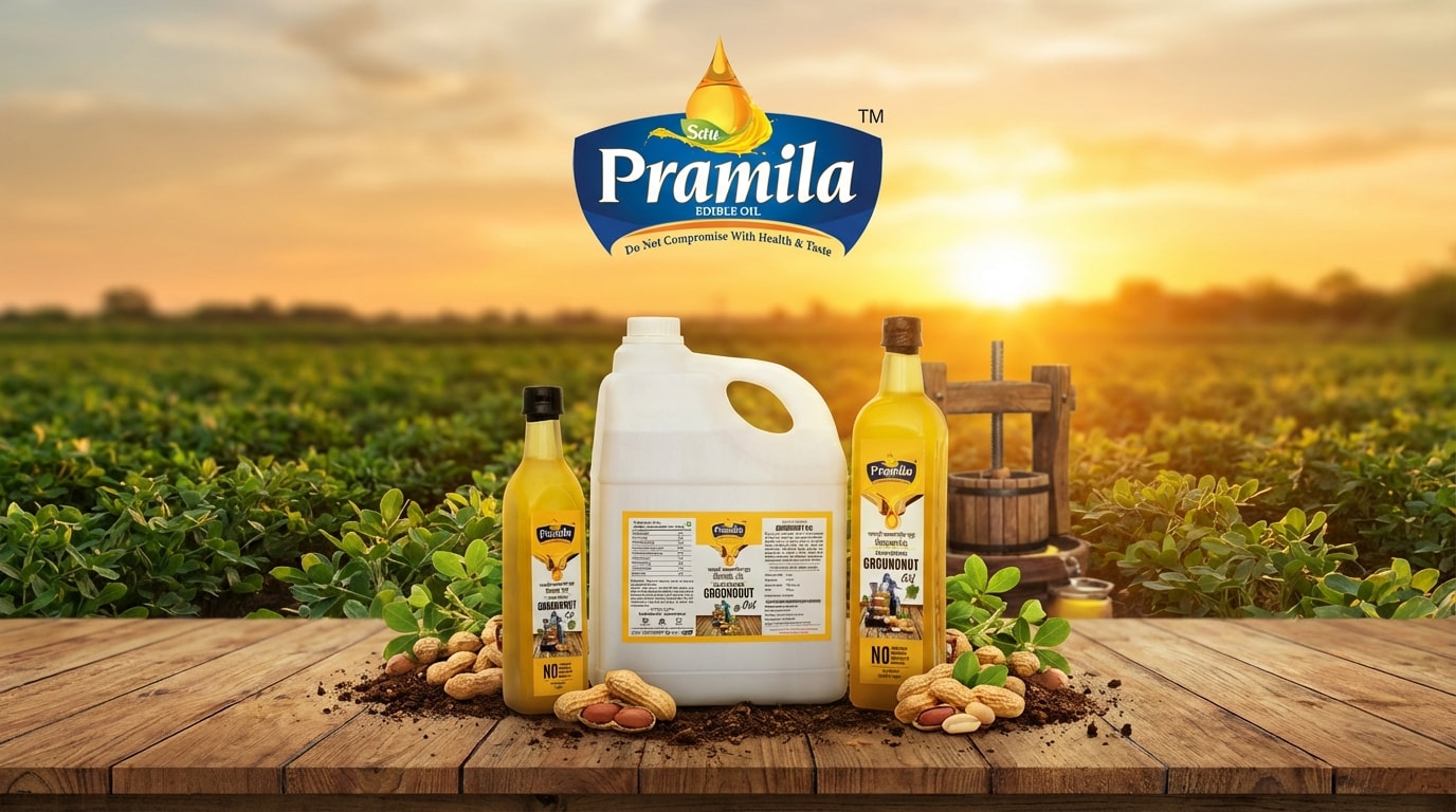 Pramila Groundnut Oil — Cold Pressed
